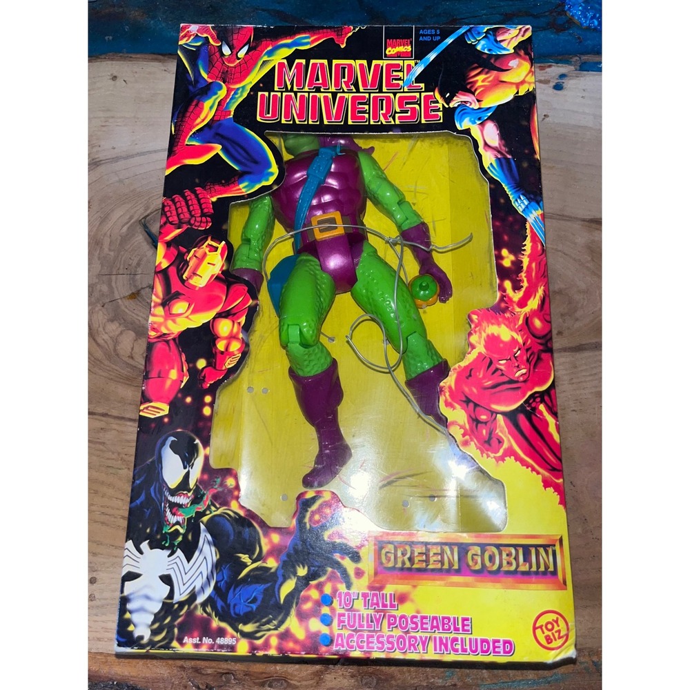 Toy Biz Marvel Universe Green Goblin 10" Action Figure 1997 Asst 48895 Vintage